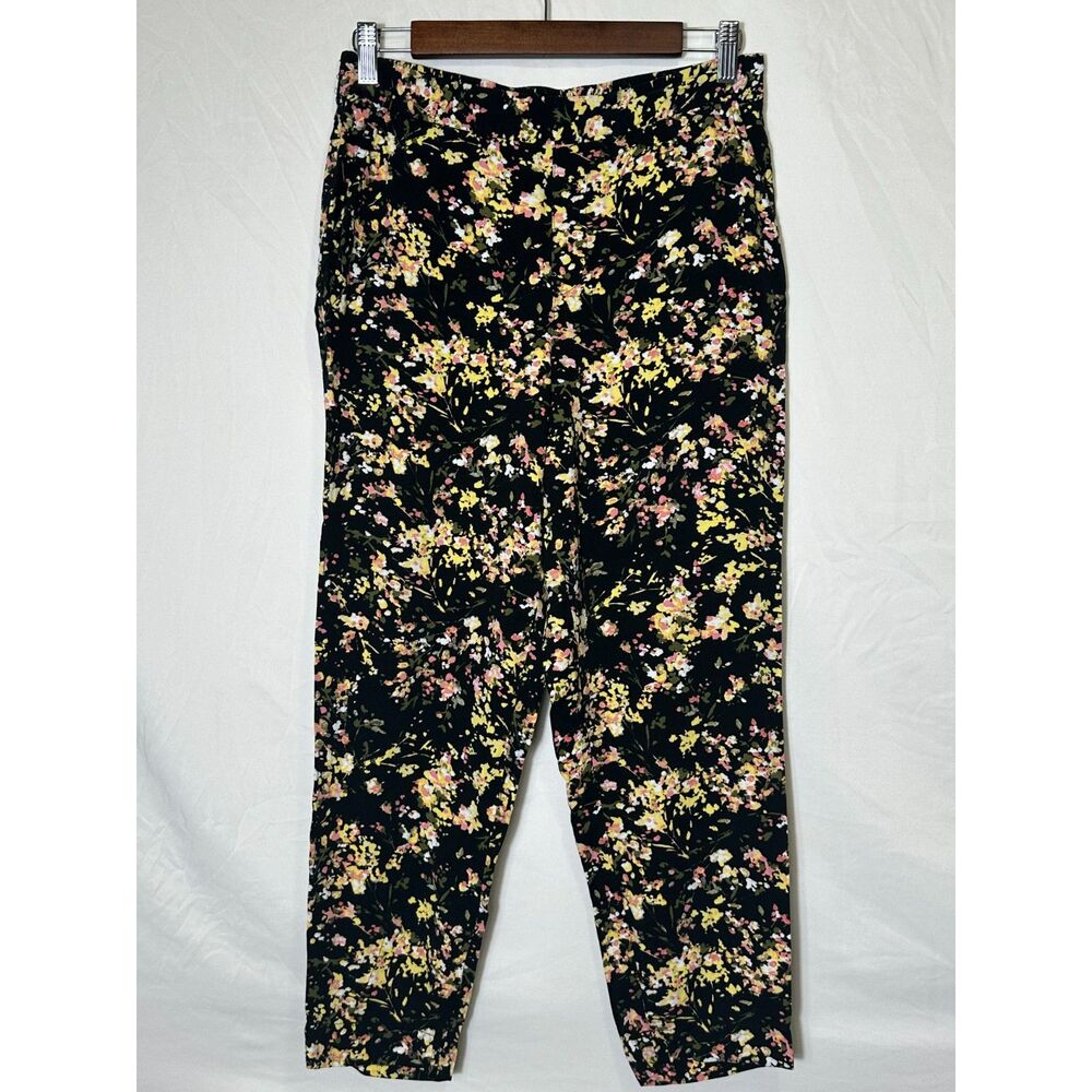 Jessica Simpson Boquet Splash Pull On Pants Size S Elastic Waist Pockets